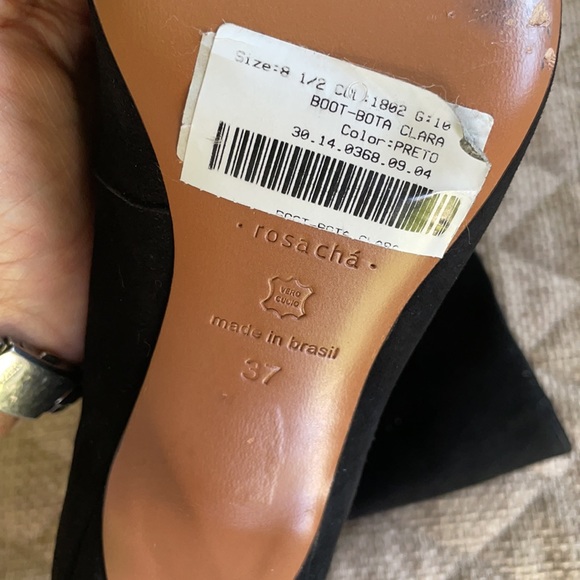 Never worn Sexy Brazil designer suede boots. - Picture 7 of 7